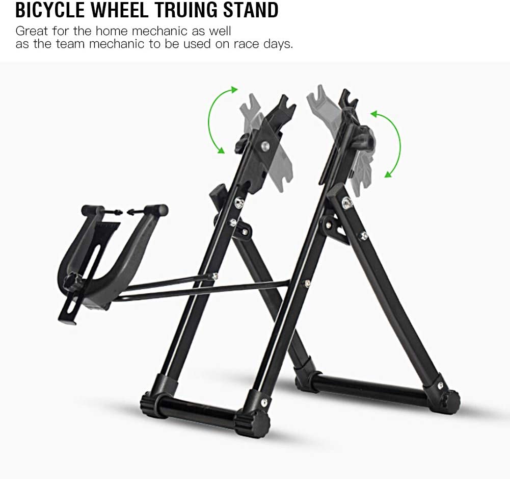 Stable bike wheel truing tool