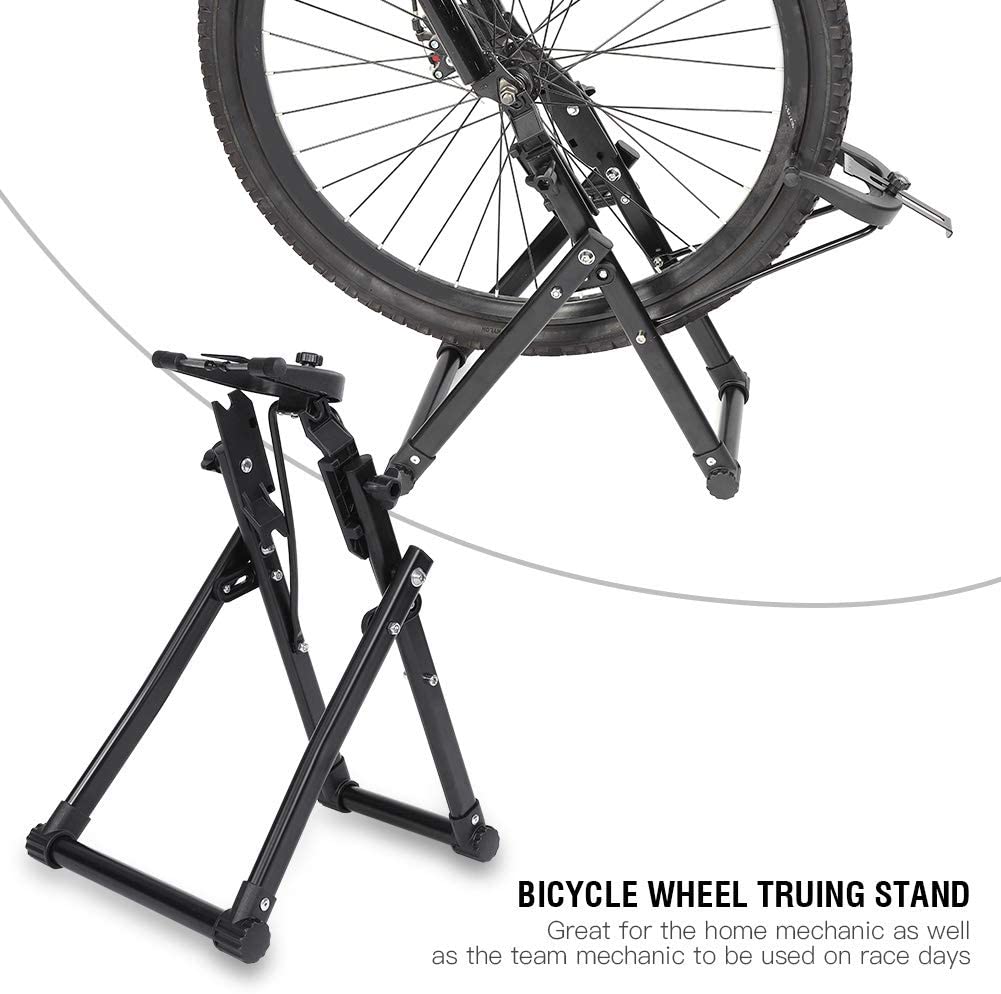 Bike wheel alignment stand