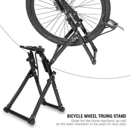 Bike wheel alignment stand