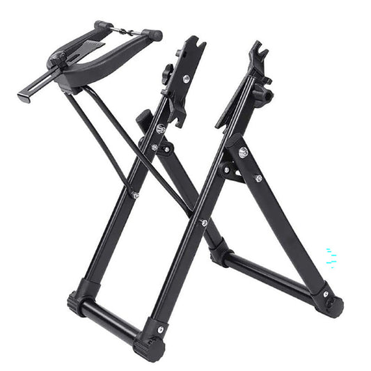 Bicycle wheel truing stand