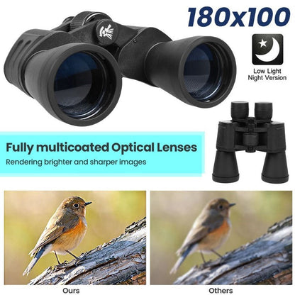 Binoculars with blue coated lens