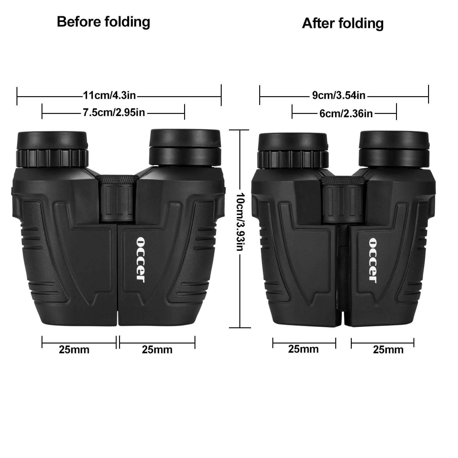 Binoculars 12x25 25mm lens - The Shopsite