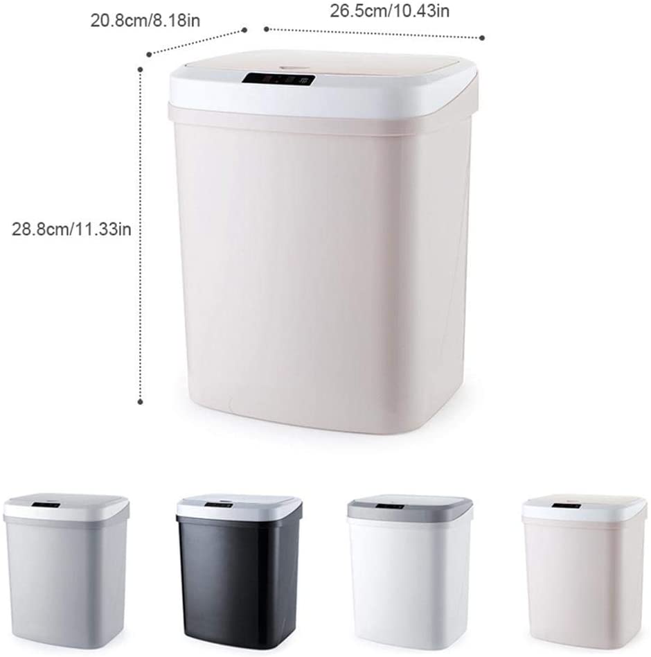 Rubbish Bin 15L Automatic Smart Auto Sensor Dustbin Trash Can - The Shopsite
