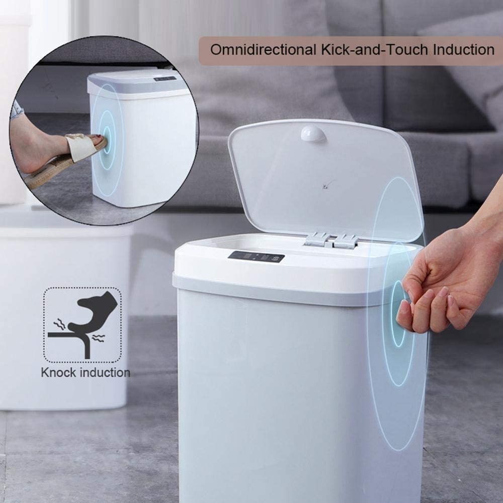 Rubbish Bin 15L Automatic Smart Auto Sensor Dustbin Trash Can - The Shopsite
