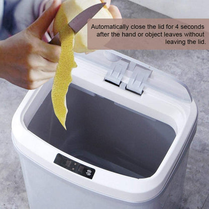 Rubbish Bin 15L Automatic Smart Auto Sensor Dustbin Trash Can - The Shopsite