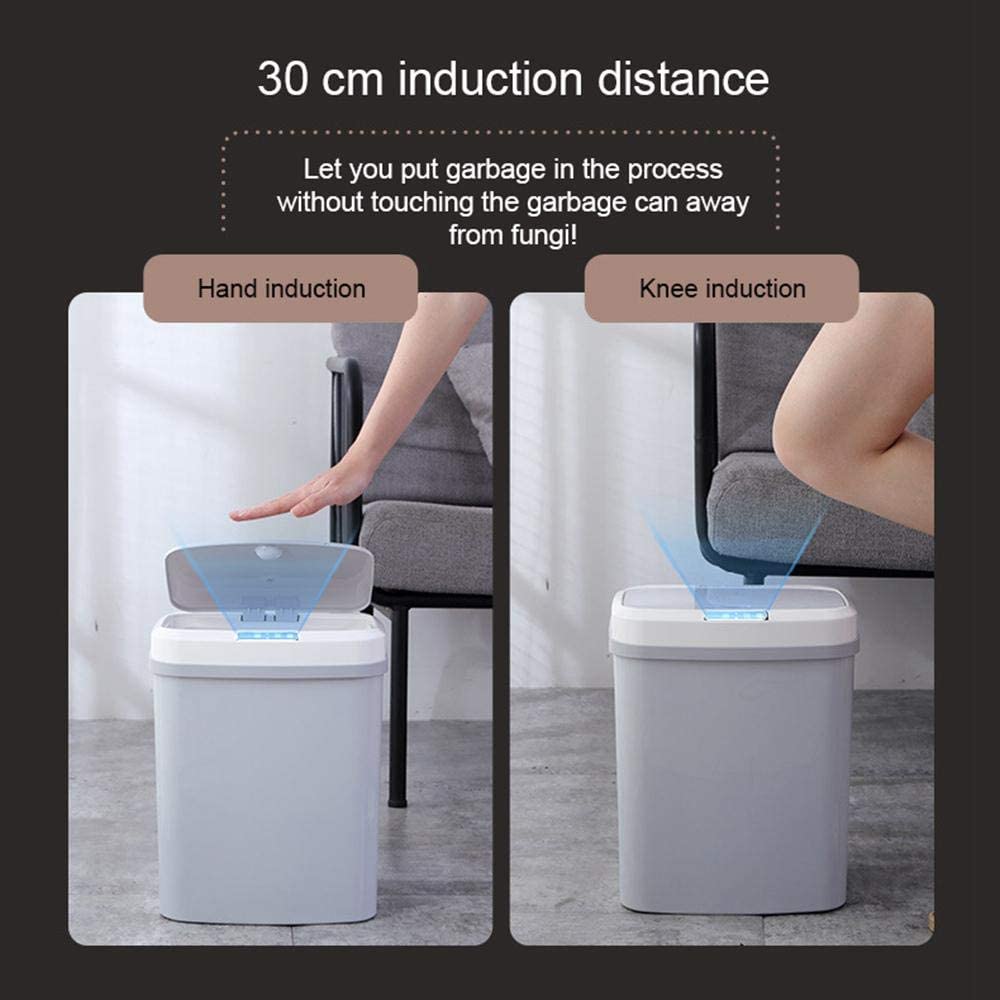 Rubbish Bin 15L Automatic Smart Auto Sensor Dustbin Trash Can - The Shopsite