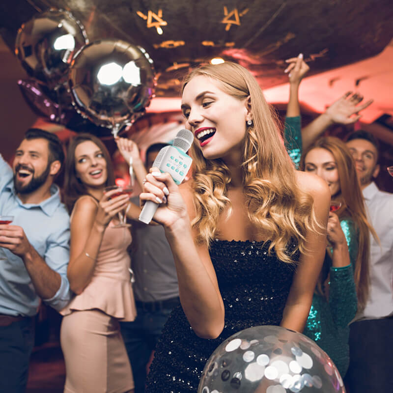 Hoco All-in-One Portable Handheld Karaoke Microphone Speaker BK5