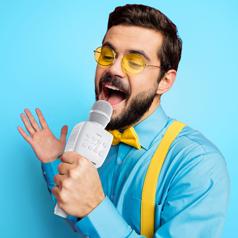 Hoco All-in-One Portable Handheld Karaoke Microphone Speaker BK5