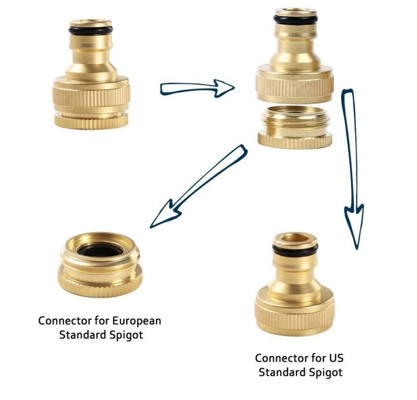Expandable Flexible Garden Hose Spray Nozzle