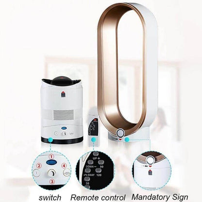 Air purifying bladeless fan