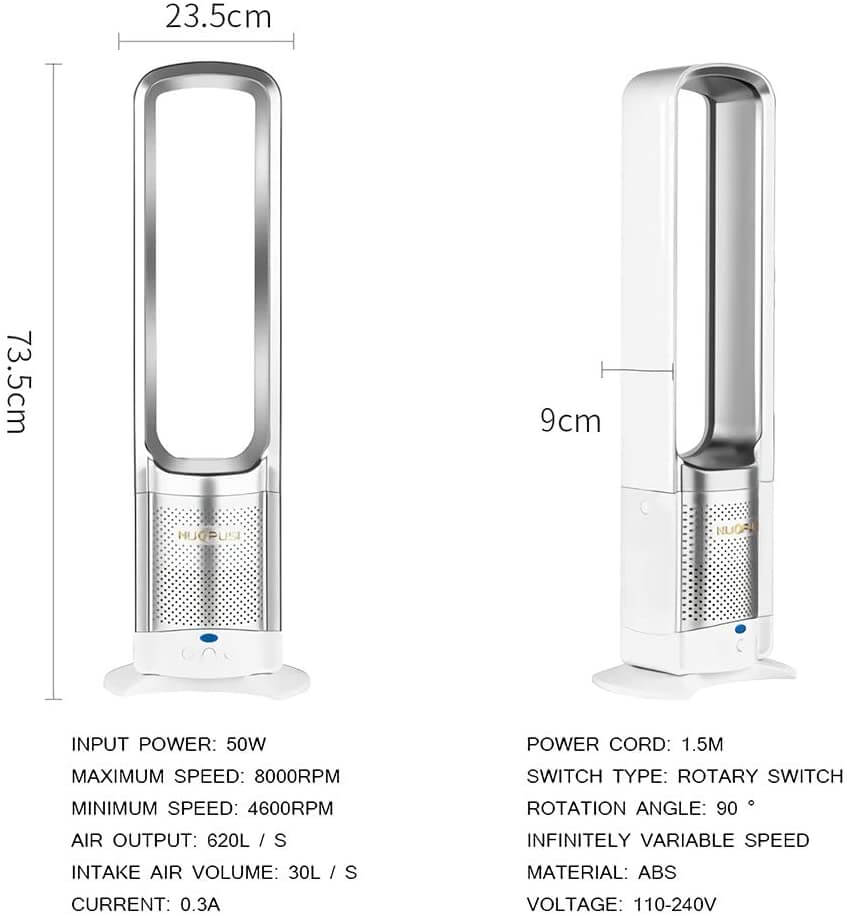energy saving tower fan