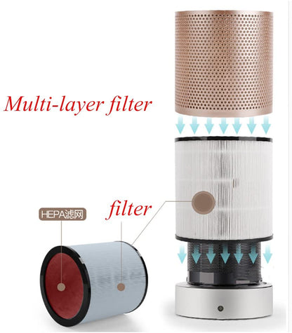 Tower Bladeless Fan 16inch silver - The Shopsite