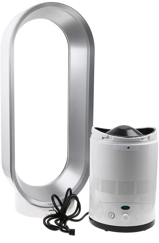 Tower Bladeless Fan 16inch silver - The Shopsite