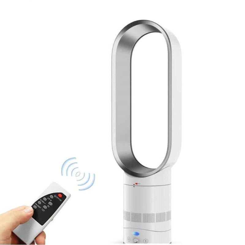 Tower Bladeless Fan 16inch silver - The Shopsite