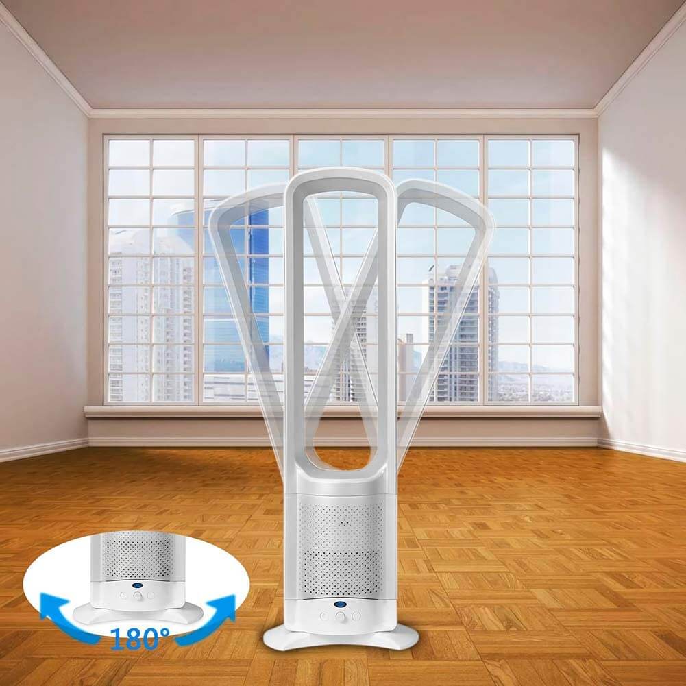 bladeless fan oscillation feature