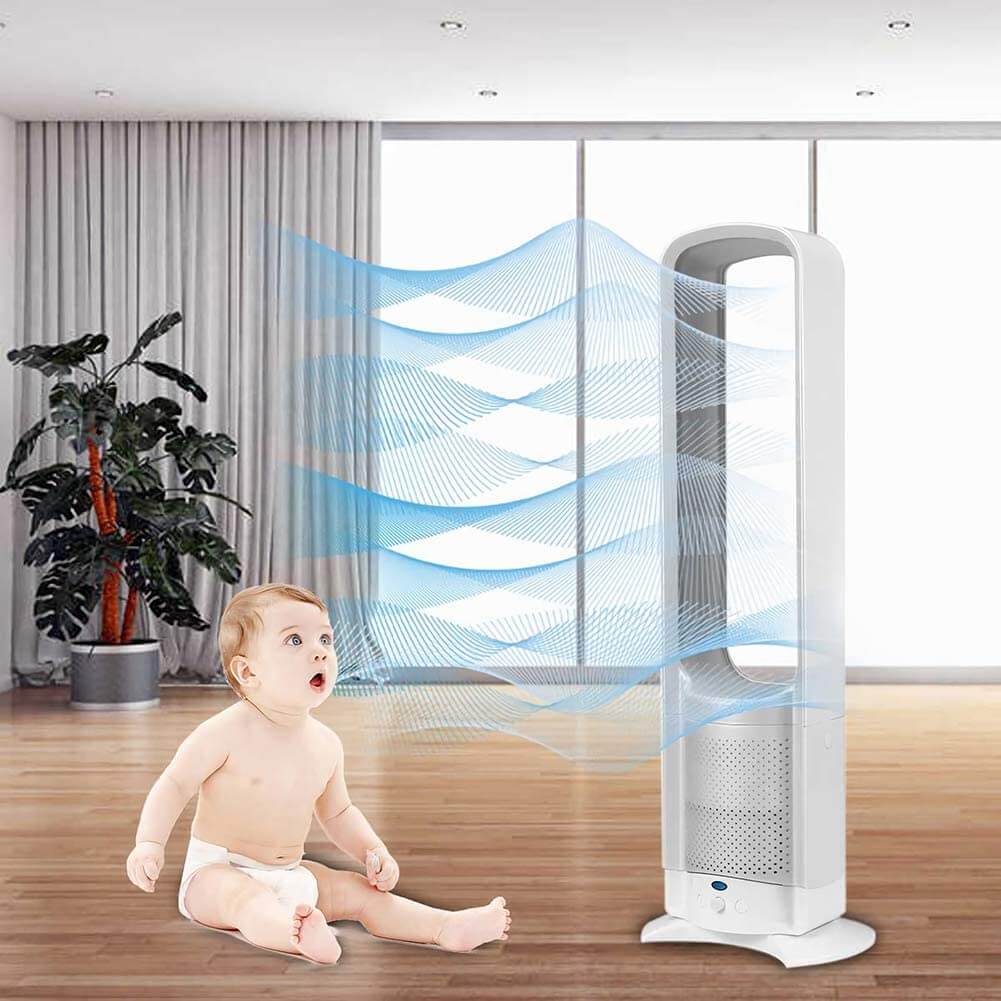 bladeless fan air purification