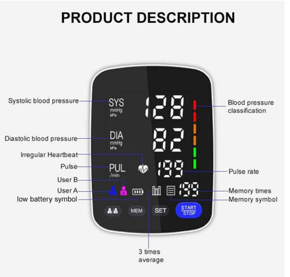 Blood Pressure Monitor - BP Monitor - The Shopsite