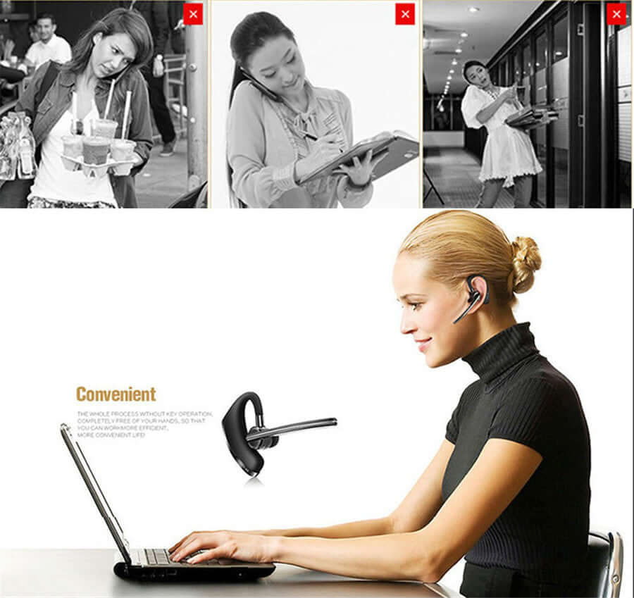 bluetooth headset with voice control