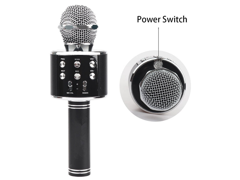 Wireless Microphone Karaoke Microphone, Portable Handheld Mic Speaker - The Shopsite
