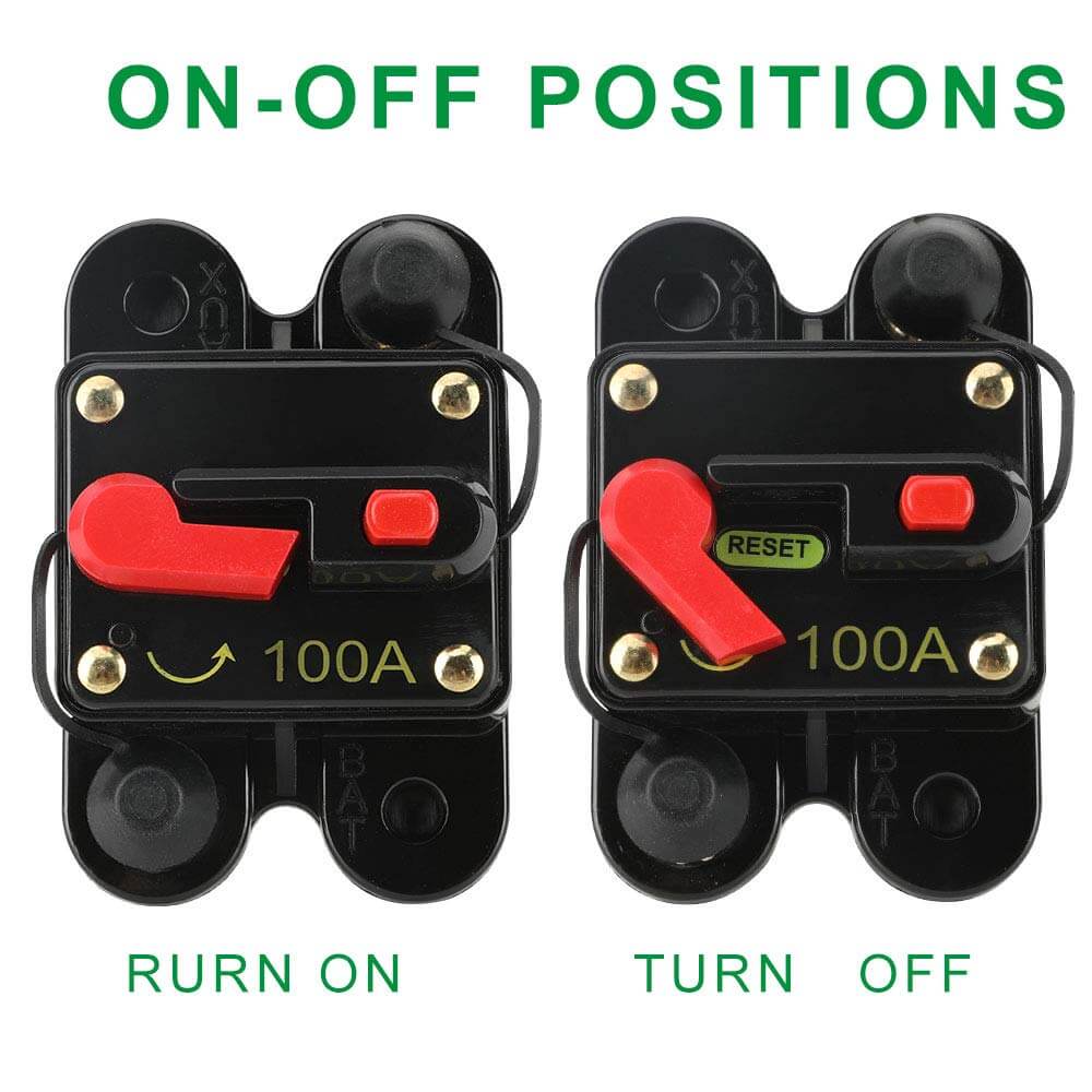 Manual reset circuit breaker