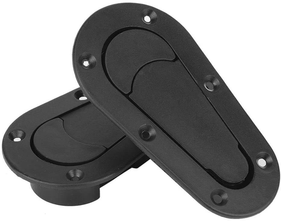 Black racing hood pins