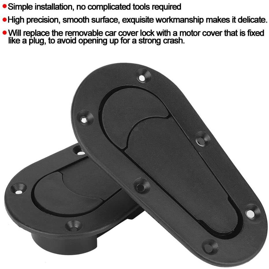 Easy install bonnet pins