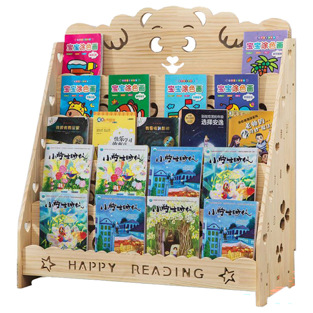 Kids bookshelf full view
