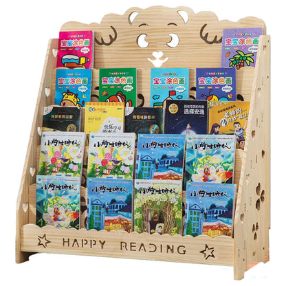 Kids bookshelf full view