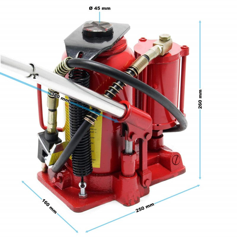 Hydraulic jack with removable pad