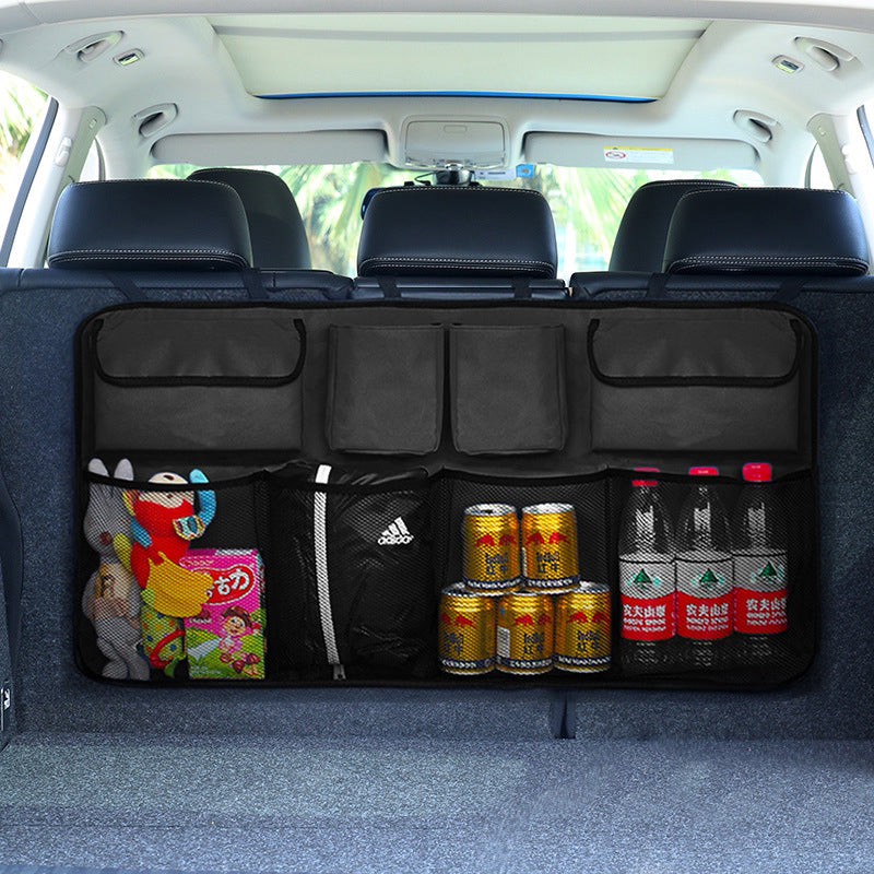 Car Rear Seat Back Storage Bag Multi Use Car Trunk