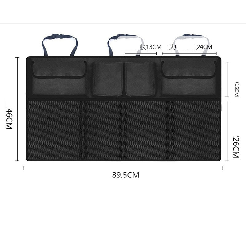 Car Rear Seat Back Storage Bag Multi Use Car Trunk