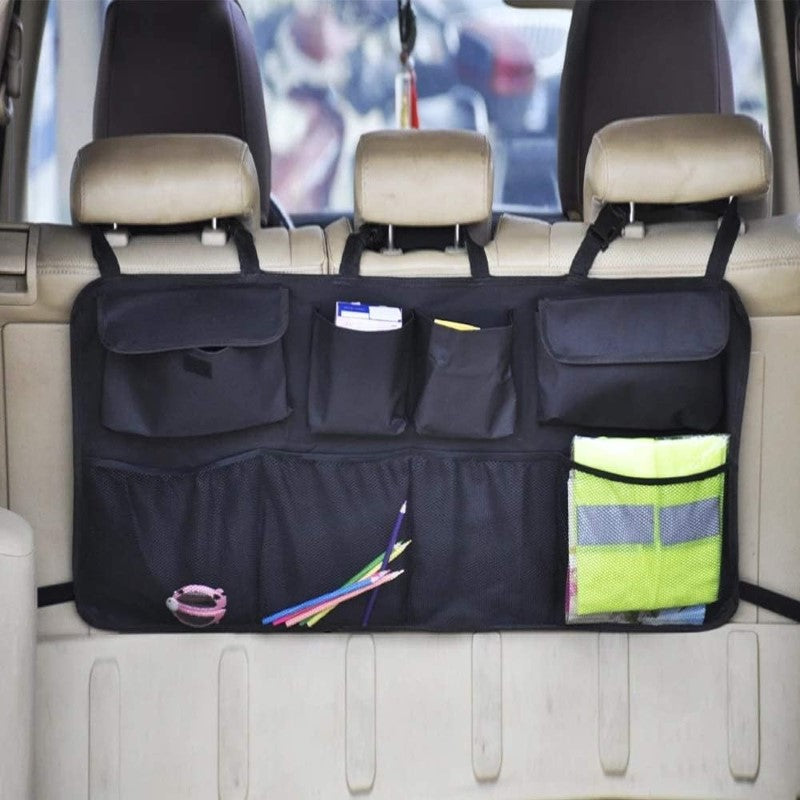 Car Rear Seat Back Storage Bag Multi Use Car Trunk