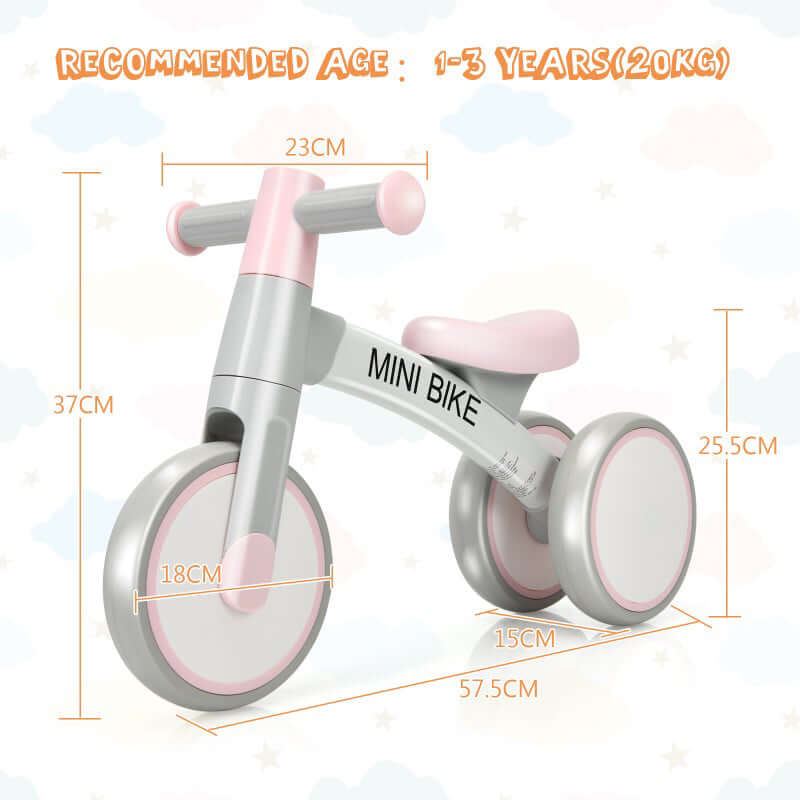 Baby Balance Bike Children Walker Toddler - The Shopsite