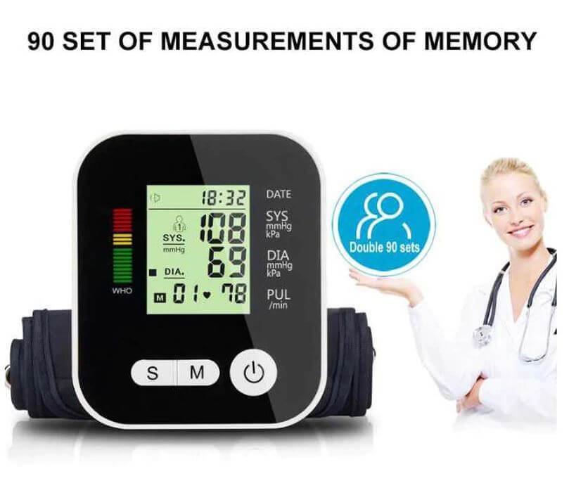 Blood Pressure Monitor Automatic Digital Sphygmometer - The Shopsite