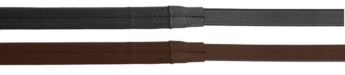 Platinum rubber grip reins