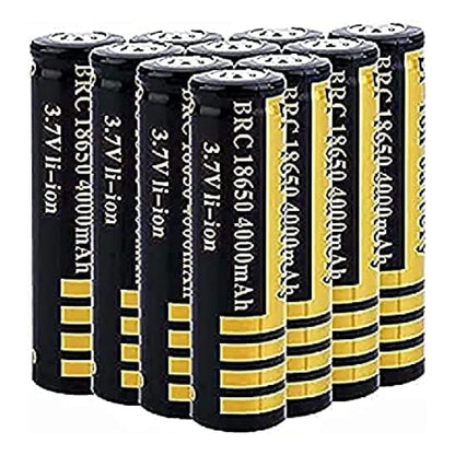 12 x 18650 Rechargeable Battery