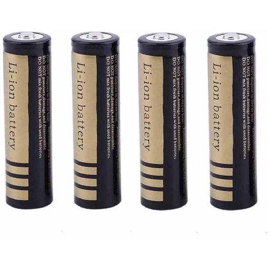 Four 18650 batteries