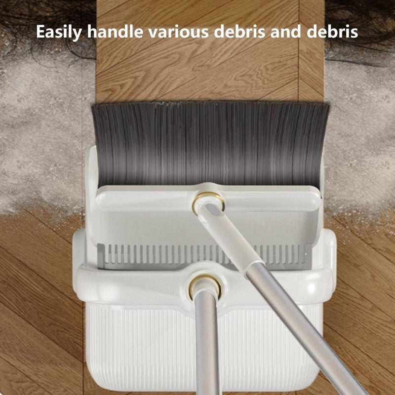 dustpan with built in comb