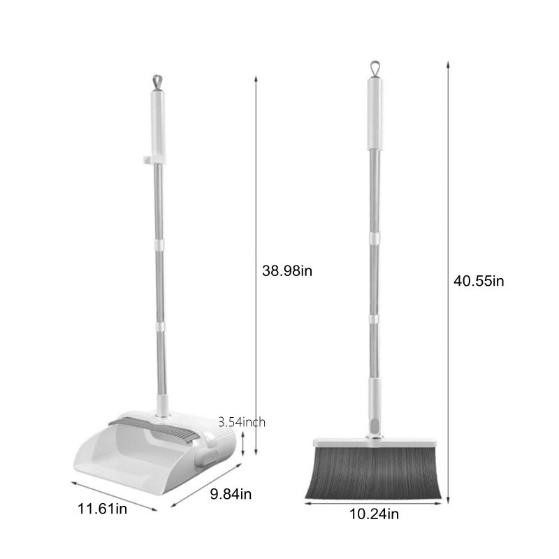broom with three layer bristles
