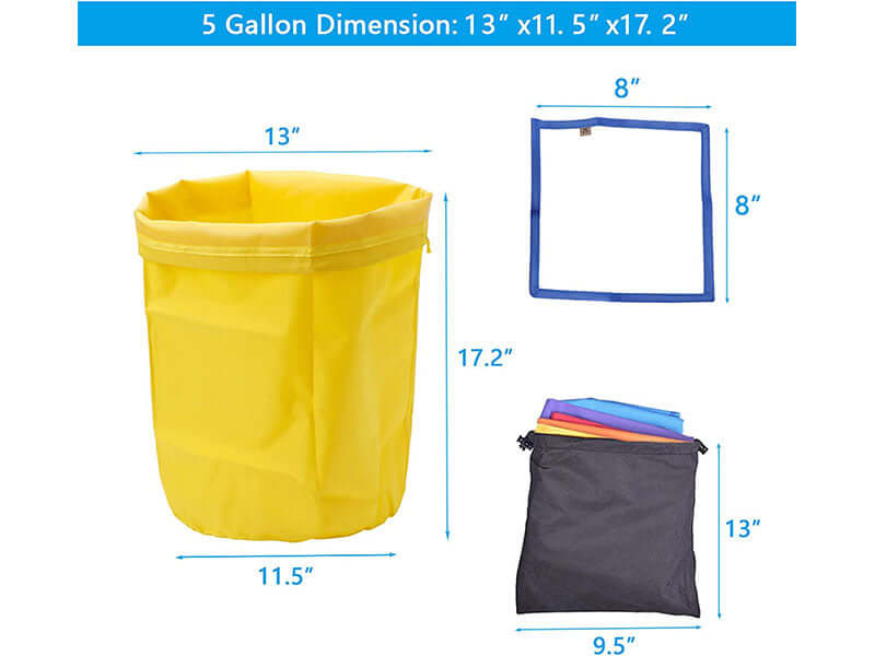 Durable nylon extraction bags
