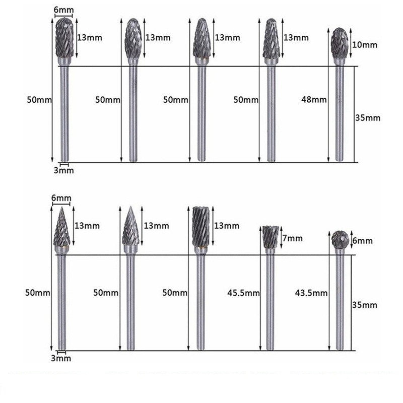 carbide shaping bits