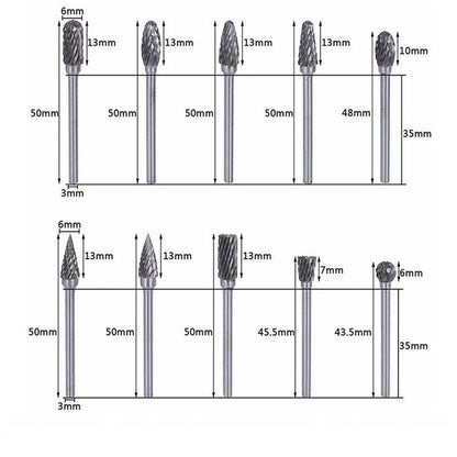 carbide shaping bits
