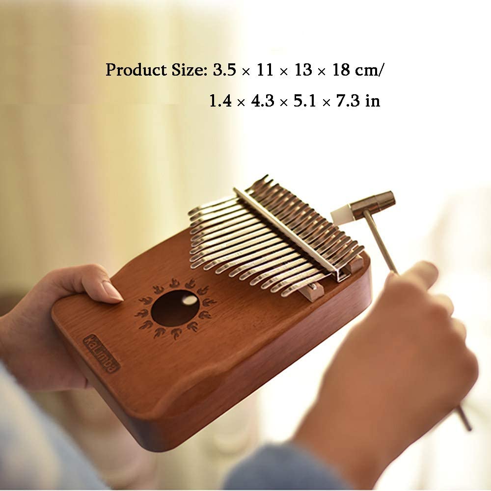 Piano Kalimba 17 Keys Gradient Color - The Shopsite