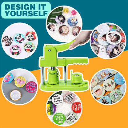 button maker kit with parts