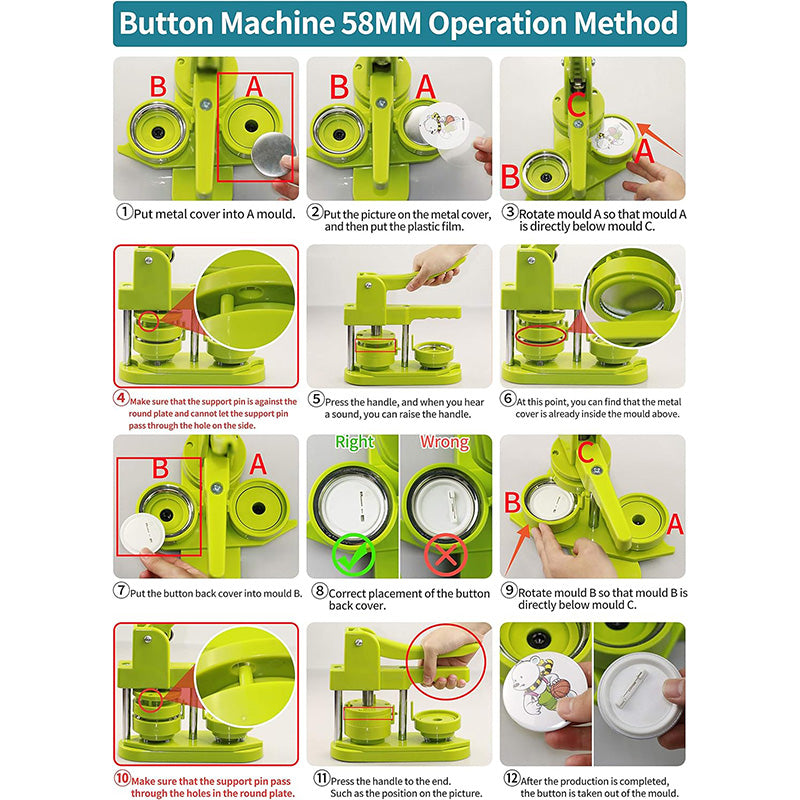 button maker with circle cutter