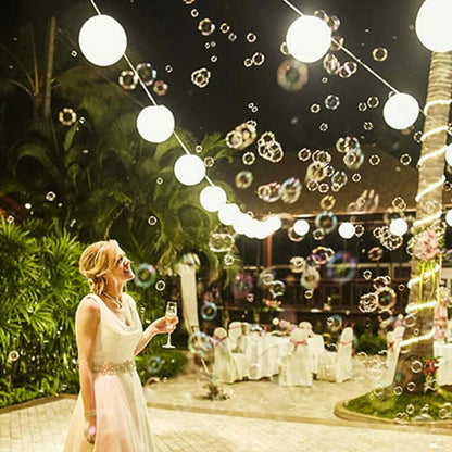 Portable Automatic Bubble Machine with Wireless Remote