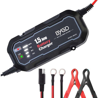 Car battery charger front view
