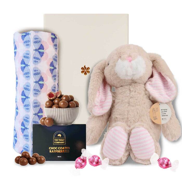 Plush Bunny Treat Box