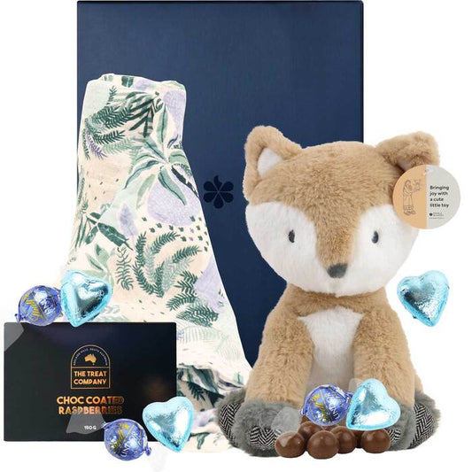 Plush Fox Treat Box