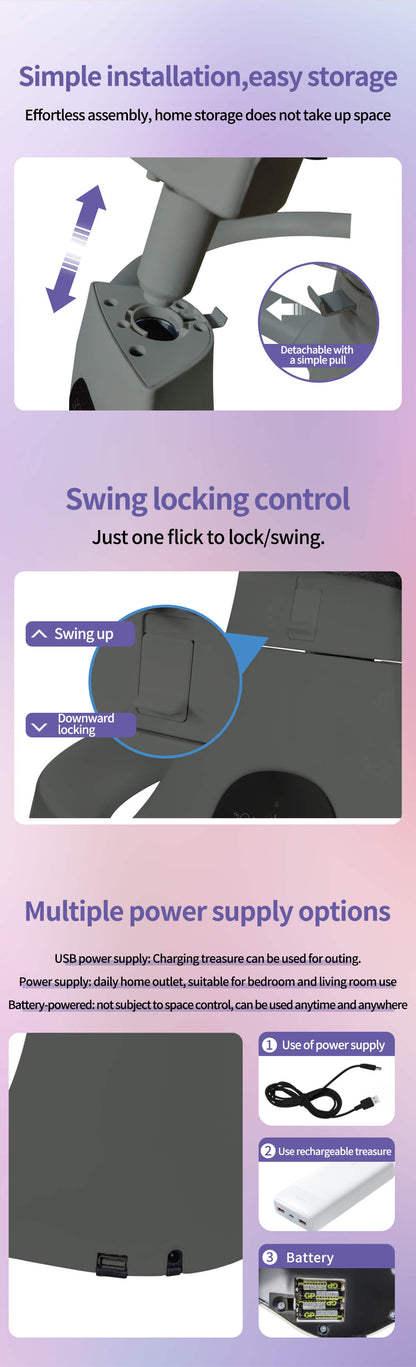 Built-in Footrest Electric Baby Swing NZ with Dinner Table – The Ultimate Comfort for Your Newborn